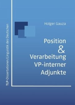 Position und Verarbeitung VP-interner Adjunkte - Gauza, Holger