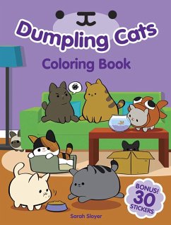 Dumpling Cats Coloring Book with Stickers - Sloyer, Sarah