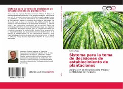 Cover Sistema para la toma de decisiones de establecimiento de plantaciones
