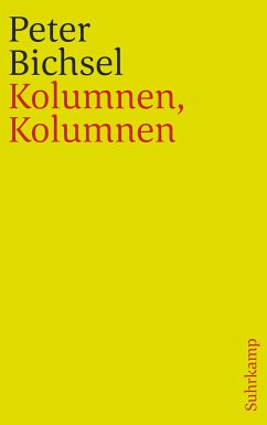 Kolumnen, Kolumnen - Bichsel, Peter