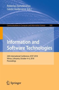 Information and Software Technologies (eBook, PDF)