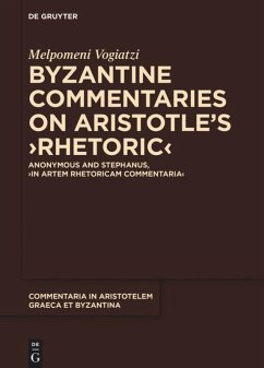 Byzantine Commentaries on Aristotle's ¿Rhetoric¿ - Vogiatzi, Melpomeni