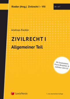 Cover Zivilrecht I - Allgemeiner Teil, 8 Teile / Studienkonzept Zivilrecht