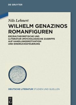 Wilhelm Genazinos Romanfiguren - Lehnert, Nils