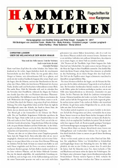 Hammer + Veilchen Nr. 12 (eBook, ePUB)