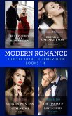 Modern Romance October Books 1-4: Billionaire's Baby of Redemption / Bound by a One-Night Vow / Sheikh's Princess of Convenience / The Italian's Unexpected Love-Child (eBook, ePUB)