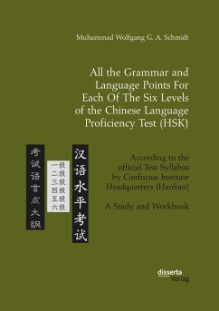 All the Grammar and Language Points For Each Of The Six Levels of the Chinese Language Proficiency Test (HSK) - Schmidt, Muhammad Wolfgang G. A.