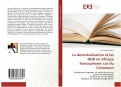 La décentralisation et les ODD en Afrique francophone: cas du Cameroun - Mintya, René Daniel