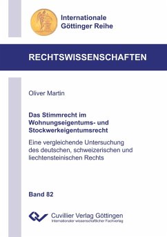 Cover Das Stimmrecht im Wohnungseigentums- und Stockwerkeigentumsrecht (Band 82)