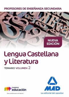 Lengua castellana y literatura : Cuerpo de Profesores de Enseñanza Secundaria : temario - Ariza Viguera, Manuel