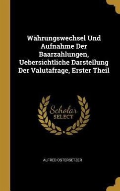 Währungswechsel Und Aufnahme Der Baarzahlungen, Uebersichtliche Darstellung Der Valutafrage, Erster Theil - Ostersetzer, Alfred
