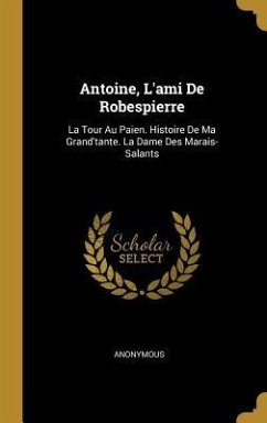 Antoine, L'ami De Robespierre: La Tour Au Paien. Histoire De Ma Grand'tante. La Dame Des Marais-Salants - Anonymous