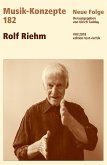 MUSIK-KONZEPTE 182 : Rolf Riehm (eBook, PDF)