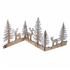 Weihnachts-Silhouette Zauberwald Natur/Weiß Standard