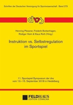 Cover Instrukion vs. Selbstregulation im Sportspiel