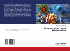 Determinants of export Success factors