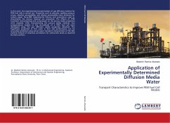 Application of Experimentally Determined Diffusion Media Water