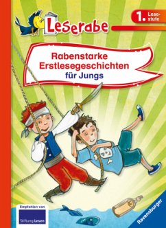 Rabenstarke Erstlesegeschichten für Jungs - Leserabe 1. Klasse - Erstlesebuch für Kinder ab 6 Jahren - Neudert, Cee;Ondracek, Claudia