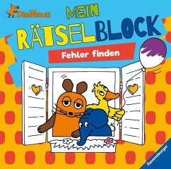 Cover Die Maus Mein Rätselblock Fehler finden; .