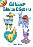 Glitter Llama Stickers