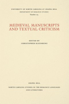 Medieval Manuscripts and Textual Criticism