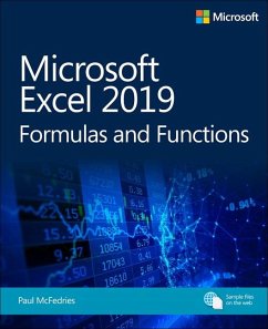 Microsoft Excel 2019 Formulas and Functions - McFedries, Paul