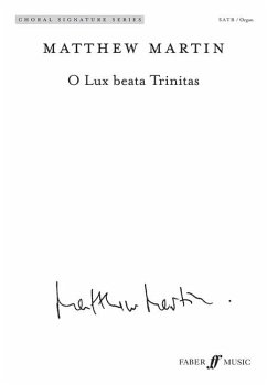 O Lux Beata Trinitas: Satb, Choral Octavo