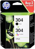 HP 3JB05AE Tintenpatronen schwarz/3-farbig No. 304 HP 3JB05AE Tintenpatronen schwarz/3-farbig No. 304