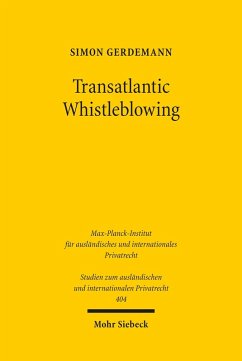 Cover Transatlantic Whistleblowing (eBook, PDF)
