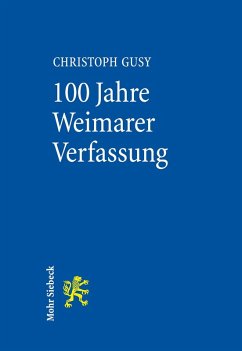 Cover 100 Jahre Weimarer Verfassung (eBook, PDF)