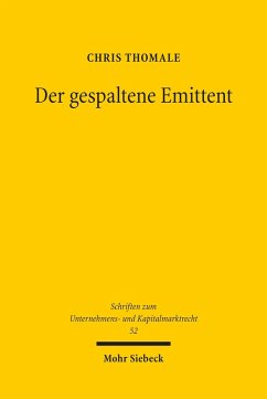 Der gespaltene Emittent (eBook, PDF) - Thomale, Chris