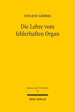 Cover Die Lehre vom fehlerhaften Organ (eBook, PDF)