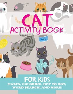 Cat Activity Book for Kids - Blue Wave Press