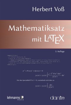 Mathematiksatz mit LaTeX (eBook, PDF) - Voß, Herbert