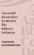 Auswahl deutscher Gedichte für höhere... - Bild 1