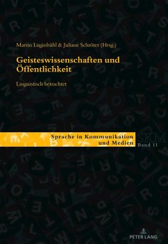 Geisteswissenschaften und Öffentlichkeit ¿ linguistisch betrachtet