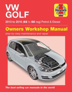 VW Golf Petrol & Diesel (13-16) 62 to 66 Haynes Repair Manual - Haynes Publishing