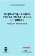Herméneutique, phénoménologie et... - Bild 1