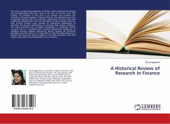 A Historical Review of Research in Finance
