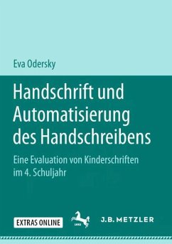 Handschrift und Automatisierung des Handschreibens - Odersky, Eva