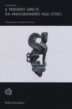 Cover Il pensiero greco da Anassimandro agli stoici