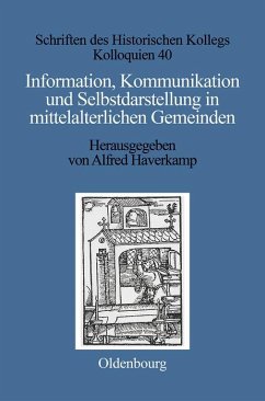 Cover Information, Kommunikation und Selbstdarstellung in mittelalterlichen Gemeinden (eBook, PDF)