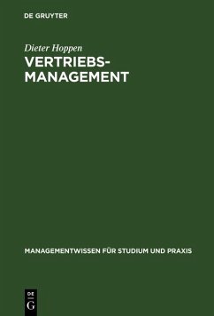Vertriebsmanagement (eBook, PDF) - Hoppen, Dieter Vertriebsmanagement (eBook, PDF) - Hoppen, Dieter