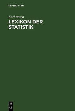 Lexikon der Statistik (eBook, PDF) - Bosch, Karl