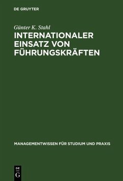 Internationaler Einsatz von Führungskräften (eBook, PDF) - Stahl, Günter K.