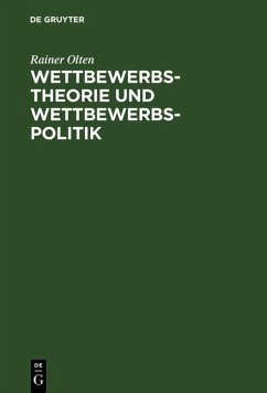 Cover Wettbewerbstheorie und Wettbewerbspolitik (eBook, PDF)