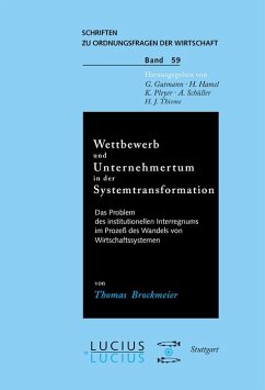 Wettbewerb und Unternehmertum in der Systemtransformation (eBook, PDF) - Brockmeier, Thomas