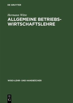 Cover Allgemeine Betriebswirtschaftslehre (eBook, PDF)