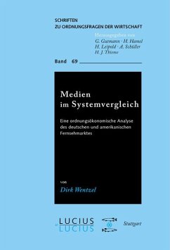 Medien im Systemvergleich (eBook, PDF) - Wentzel, Dirk