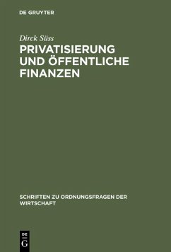 Privatisierung und öffentliche Finanzen (eBook, PDF) - Süss, Dirck